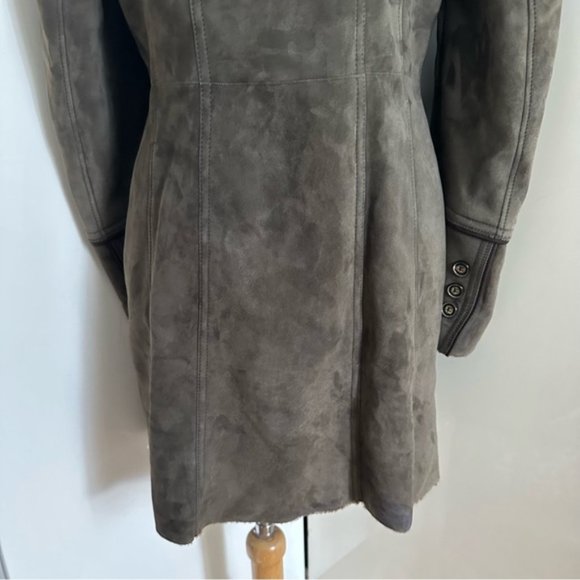 Artico Hand Made in Italy Shearling Coat sz 42 4-6 - Picture 5 of 15